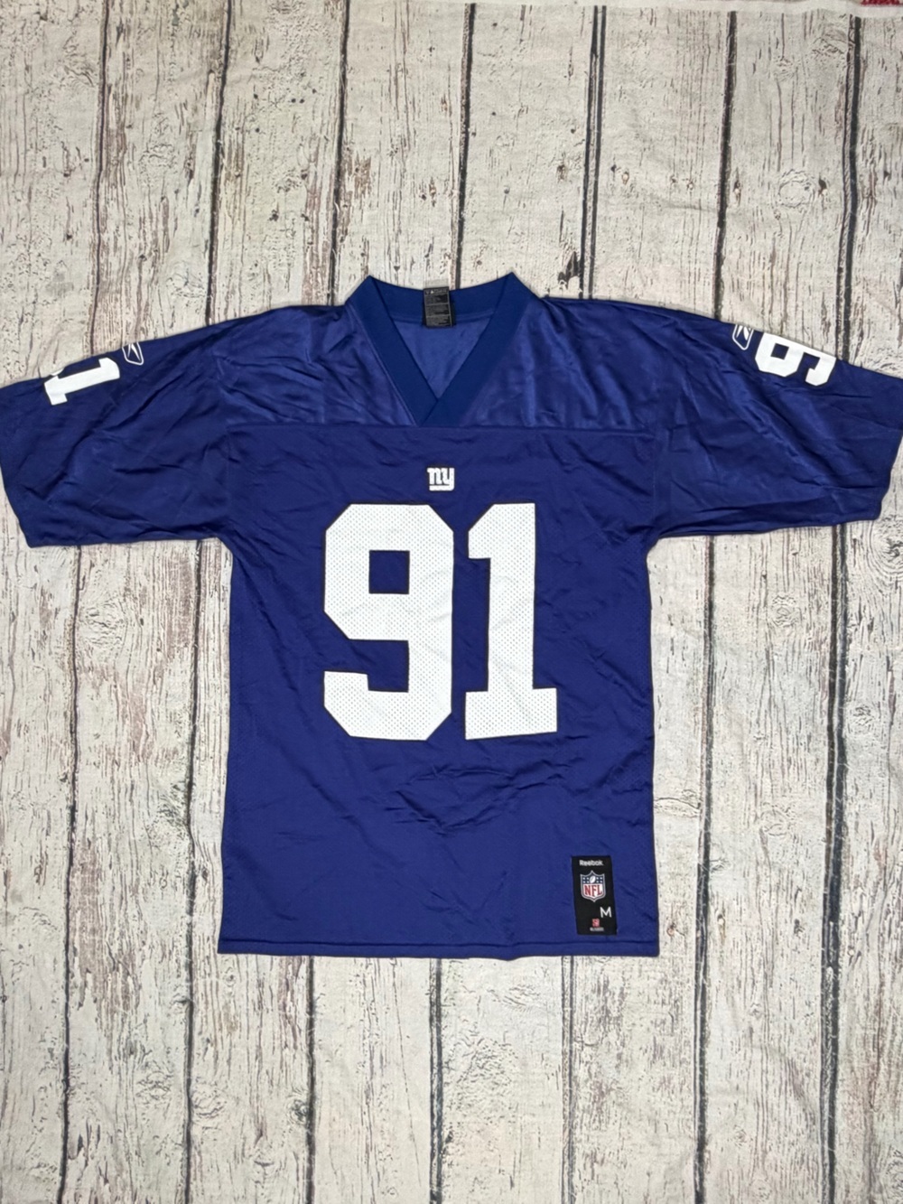 Justin Tuck New York Giants NFL Football Reebok Sports Mens Jersey